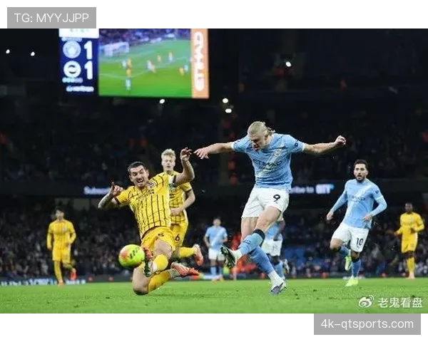 曼城战术调整为4222阵型，瓜迪奥拉应对哈兰德射门效率下降